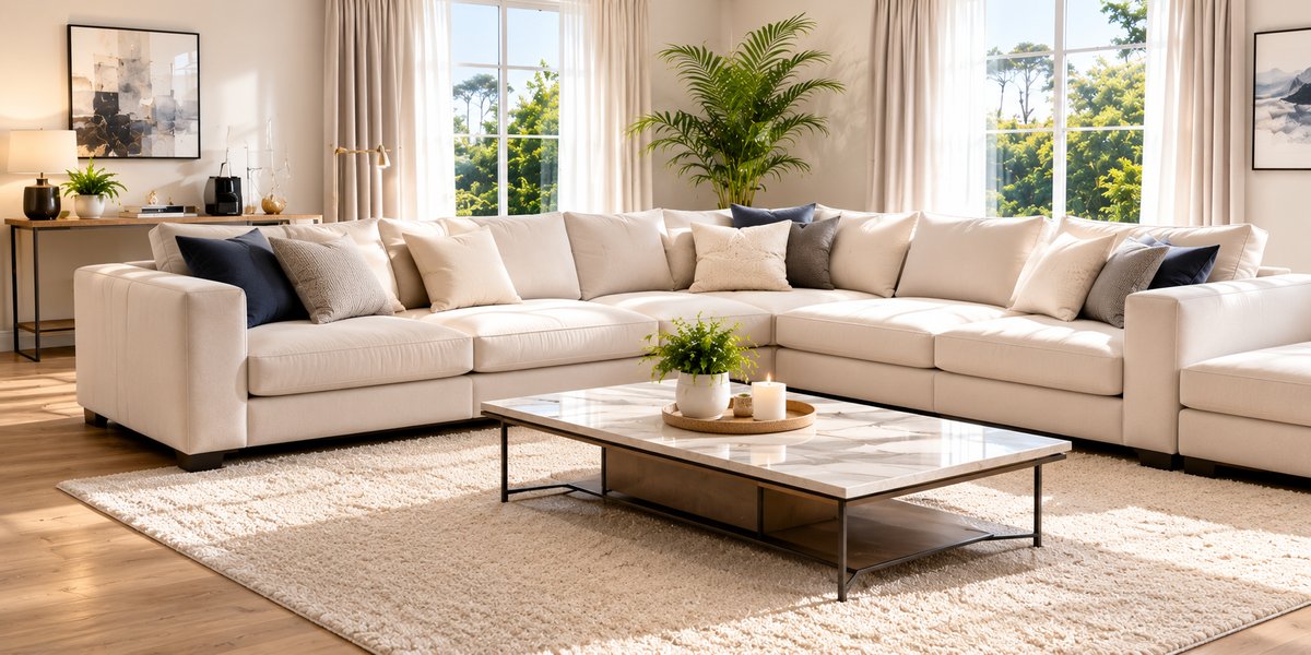 Luxury Living Room after cleaning